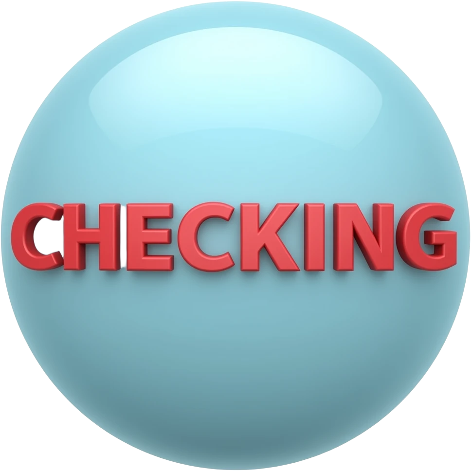 write the word CHECKING emoji