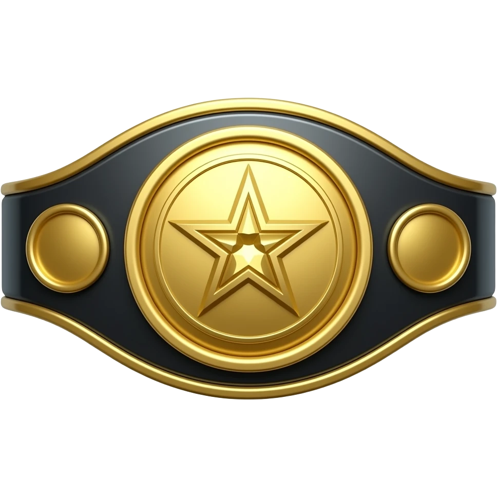 tiny boxing champion belt emoji
