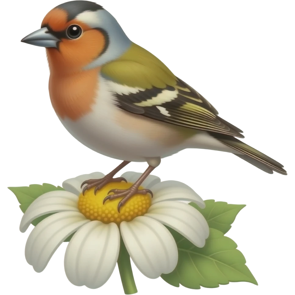 Abcd in flower emoji
