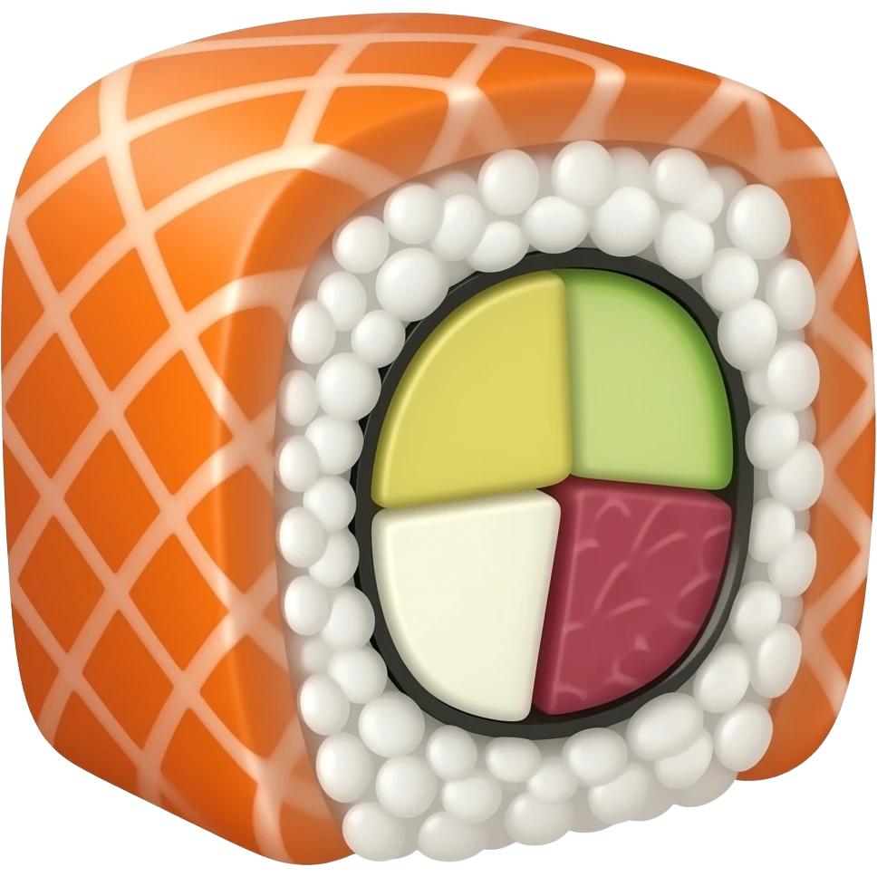 crea un sushi emoji