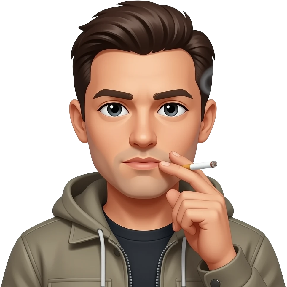 Smoking meth emoji