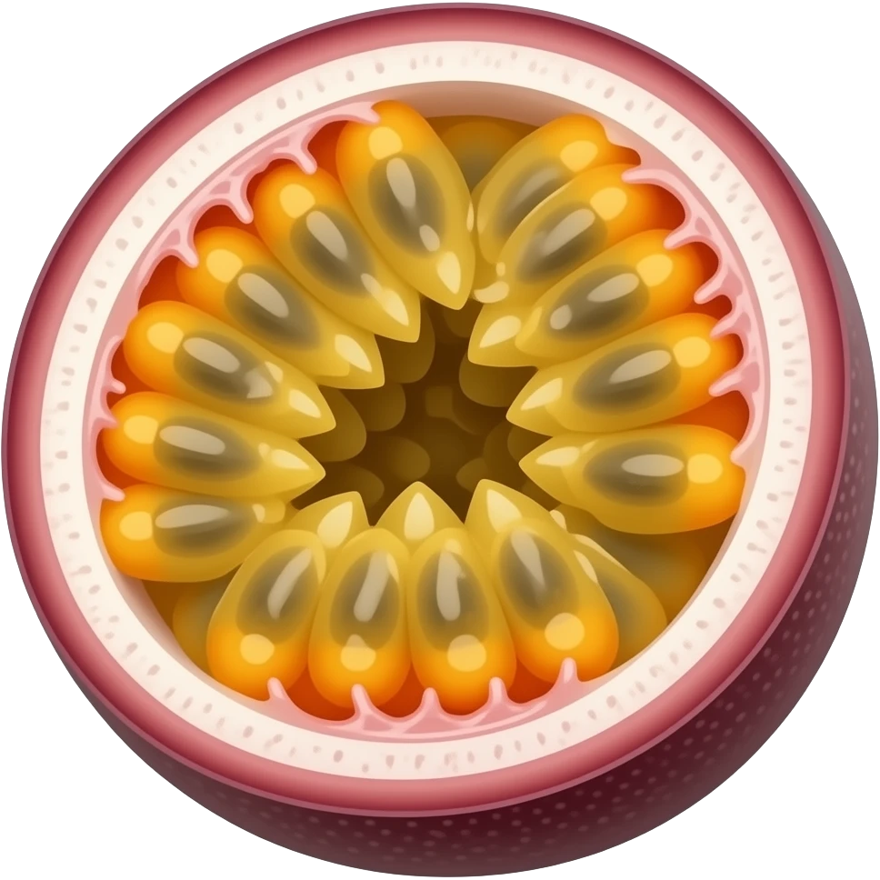 Passion fruit emoji