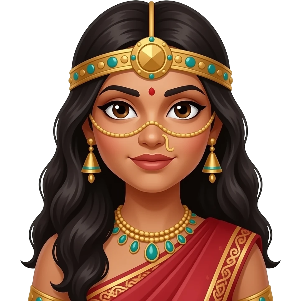 Make her an Indian warrior emoji