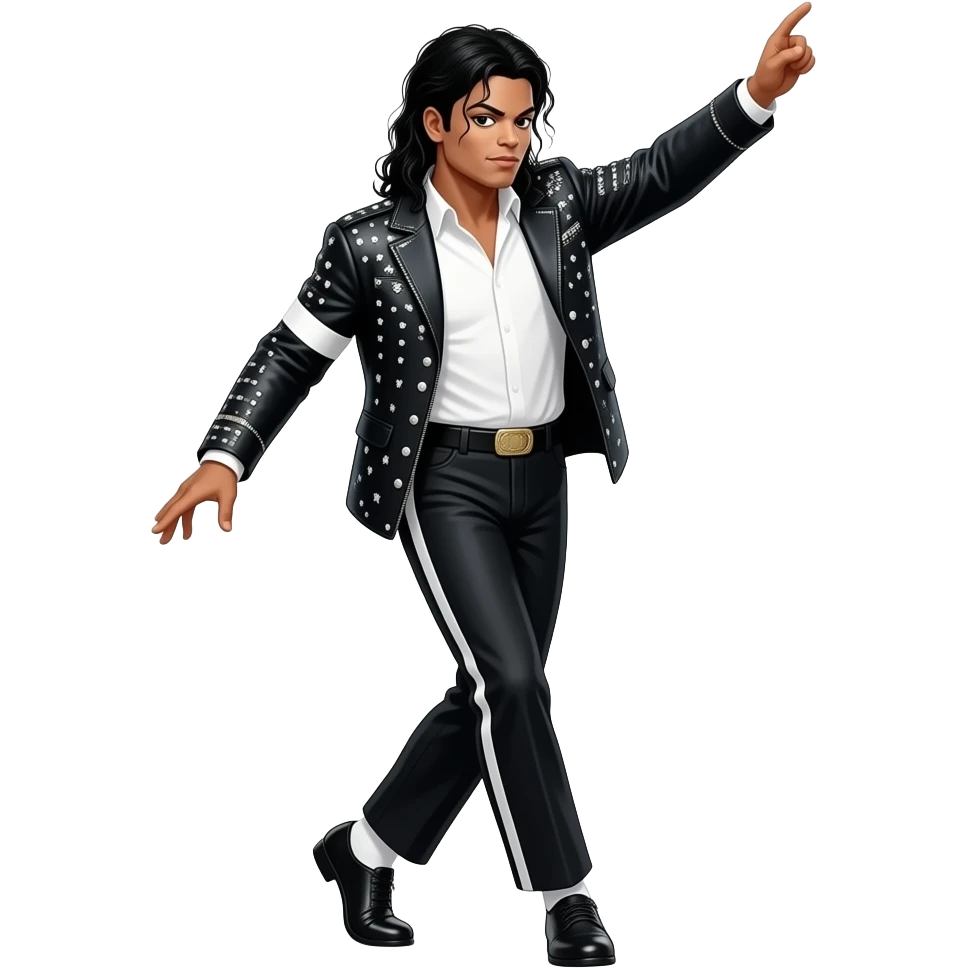 micheal jackson moonwalk dance pose emoji