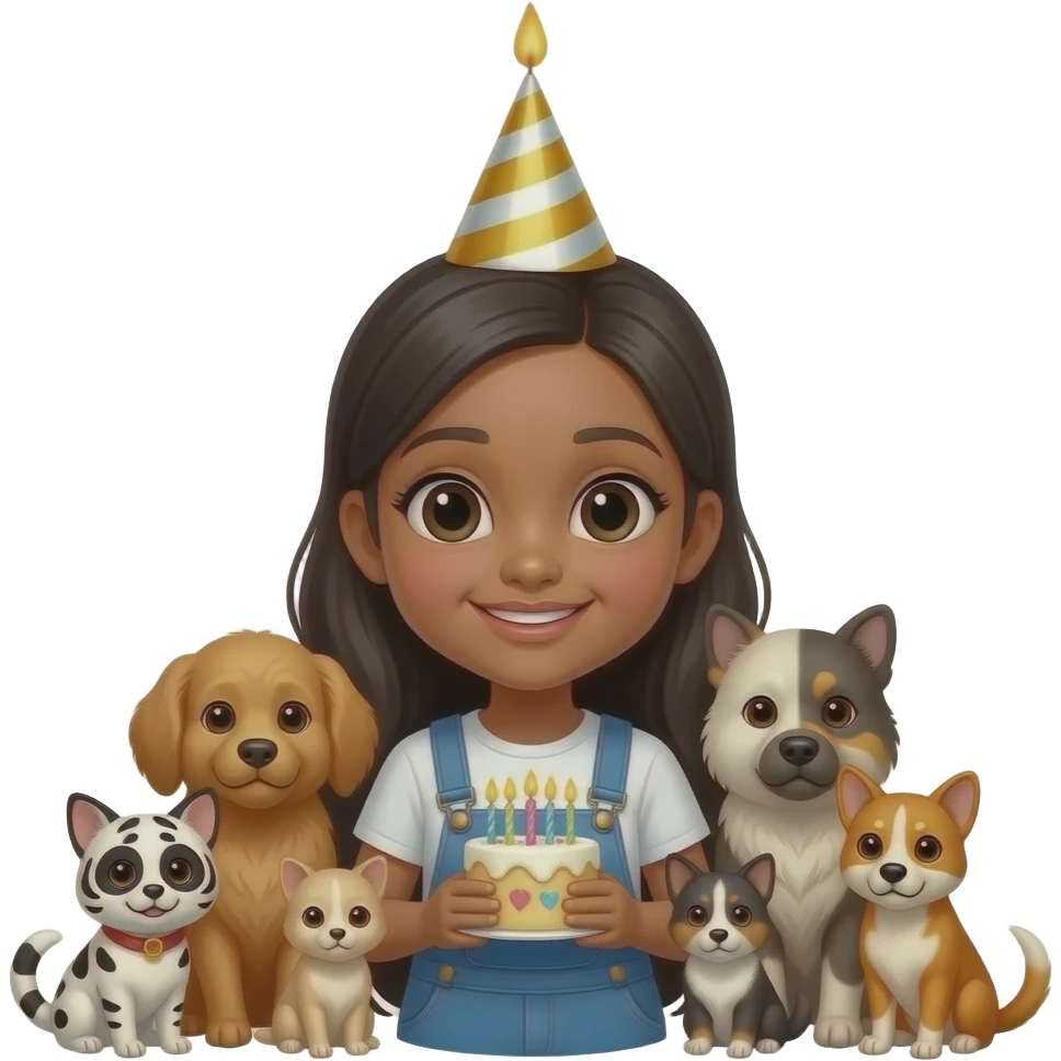 Happy birthday Breanna with animals emoji