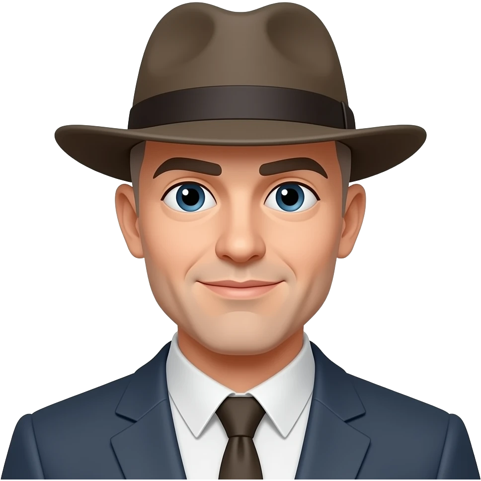 🧑‍🦲+👒 emoji