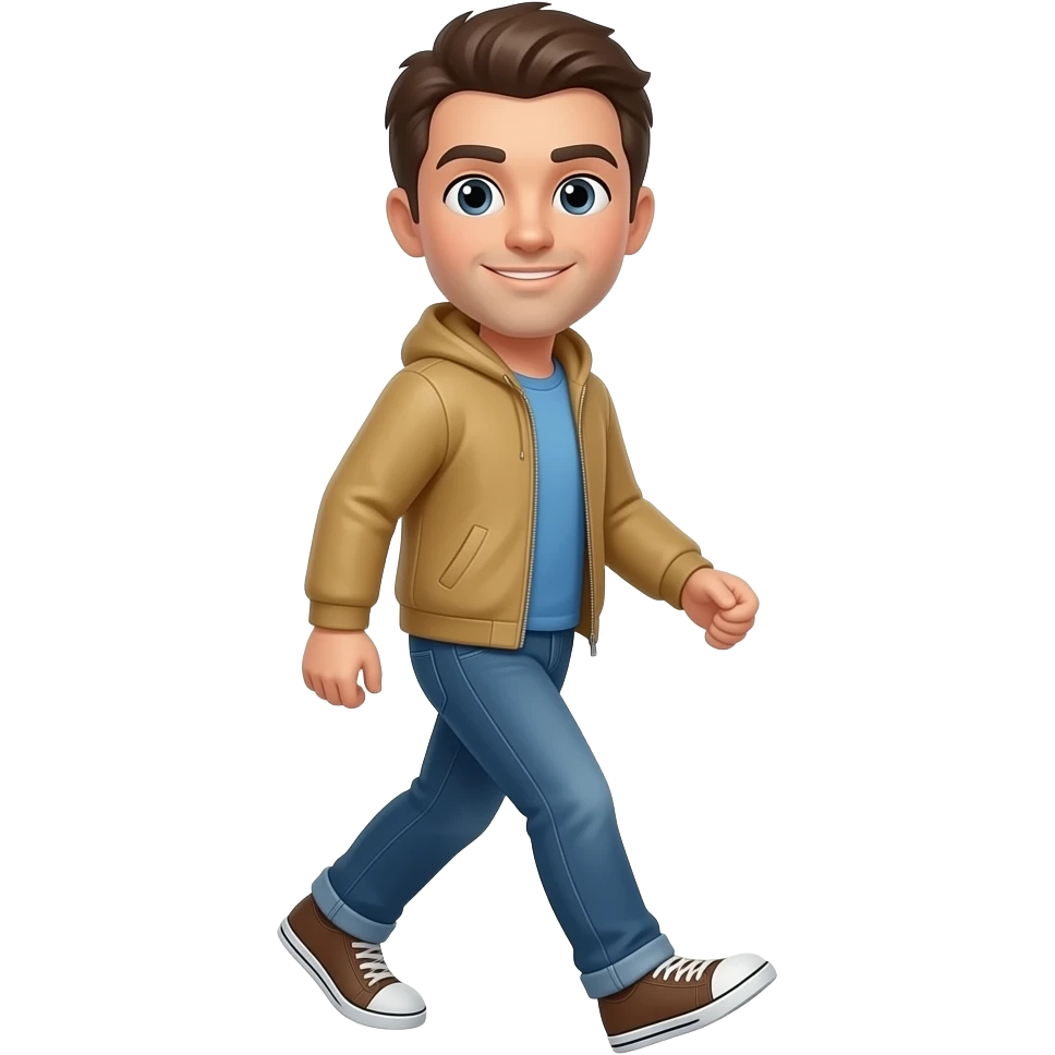 Emoji de un tipo paseando emoji