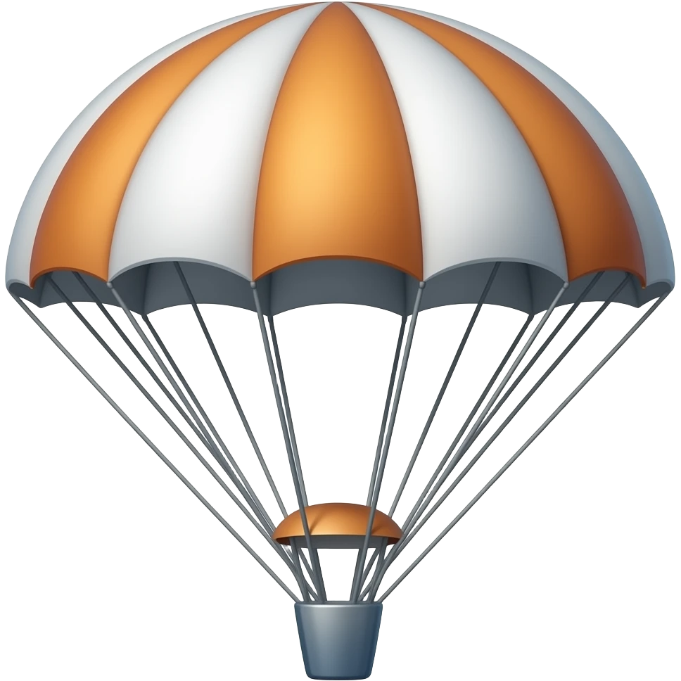 parachute emoji