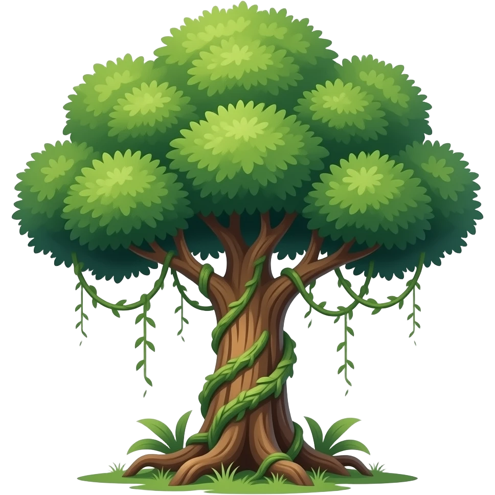 Create a Jungle tree emoji
