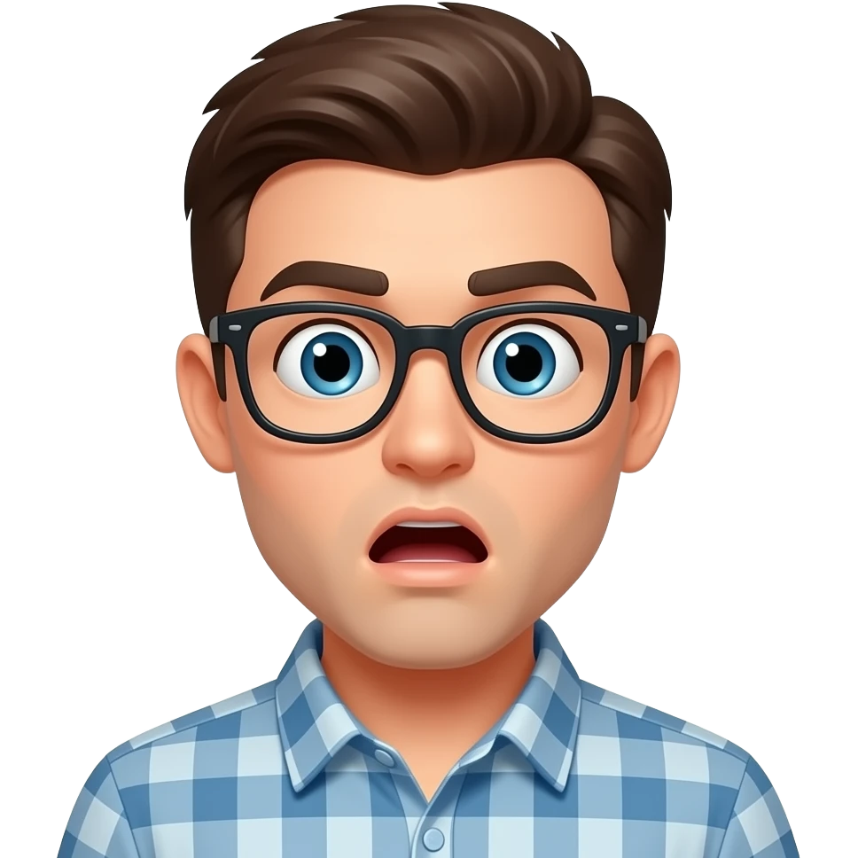 😳+🤓+😳 emoji