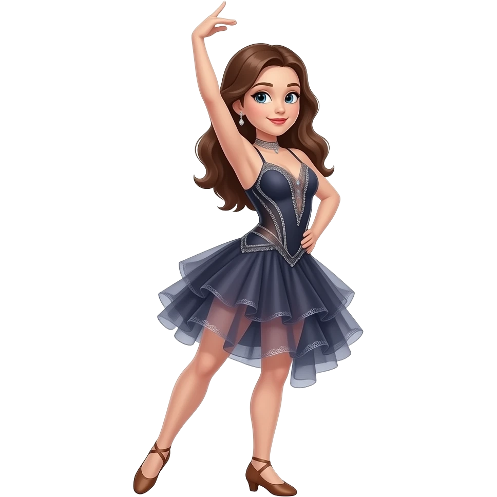 Dance competition emoji