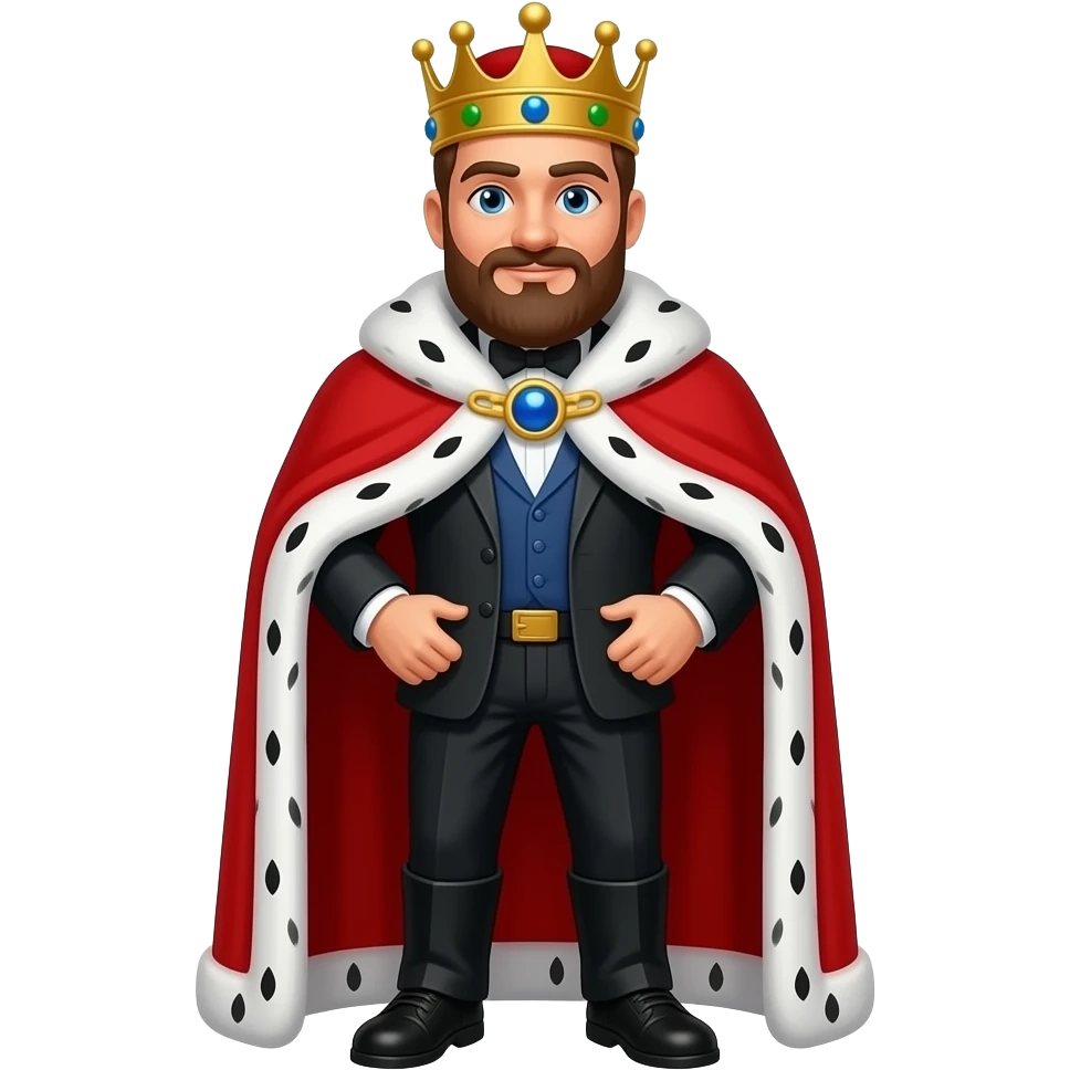 a king fullbody emoji