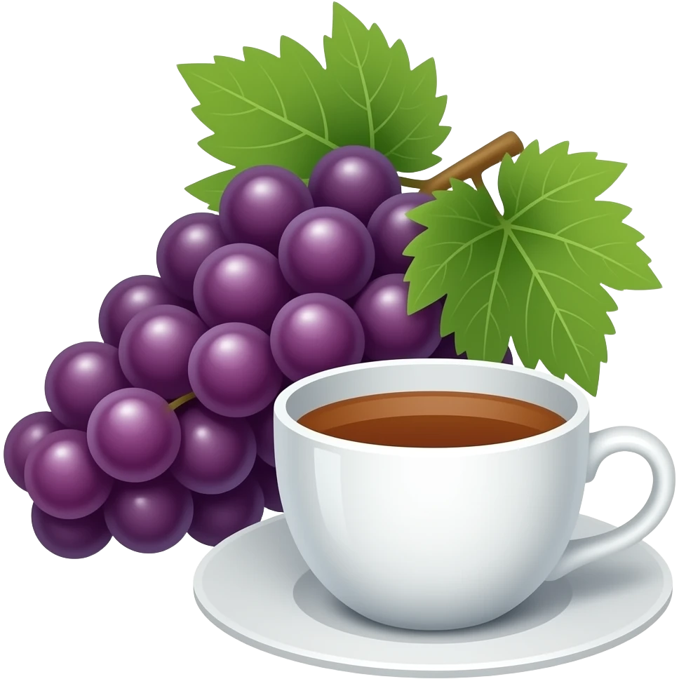 🍇🍵 emoji