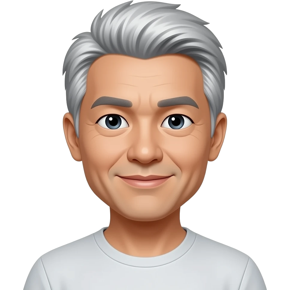 Dd tit asian with silver hair emoji