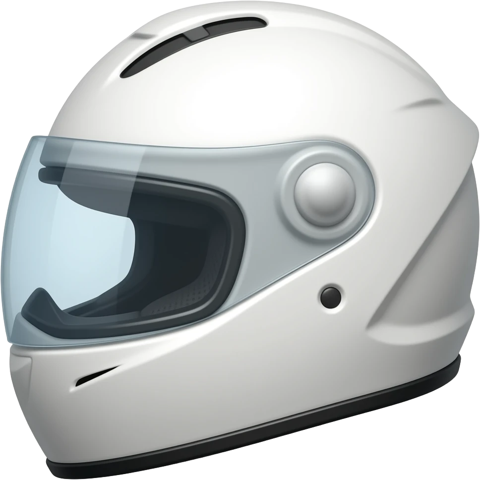 Casco blanco emoji