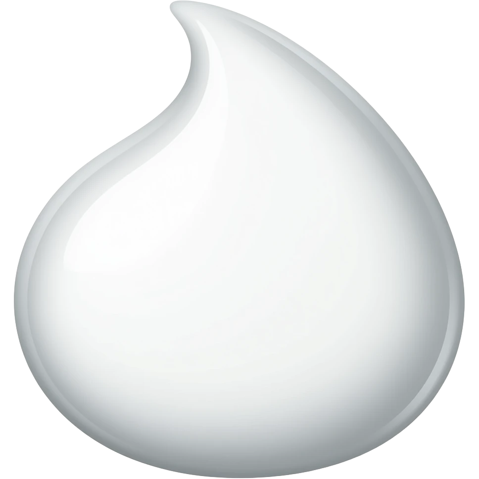 White liquid emoji