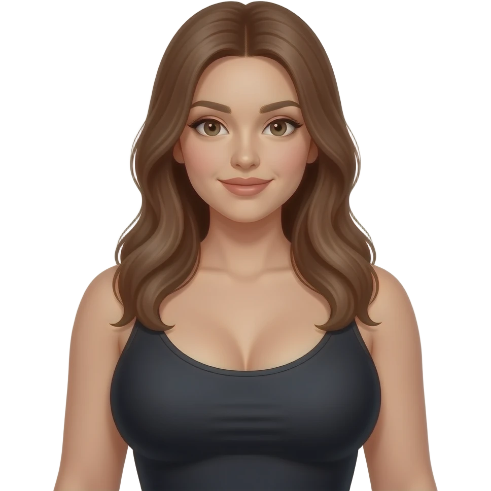 Slim, Big ass, big tits model emoji
