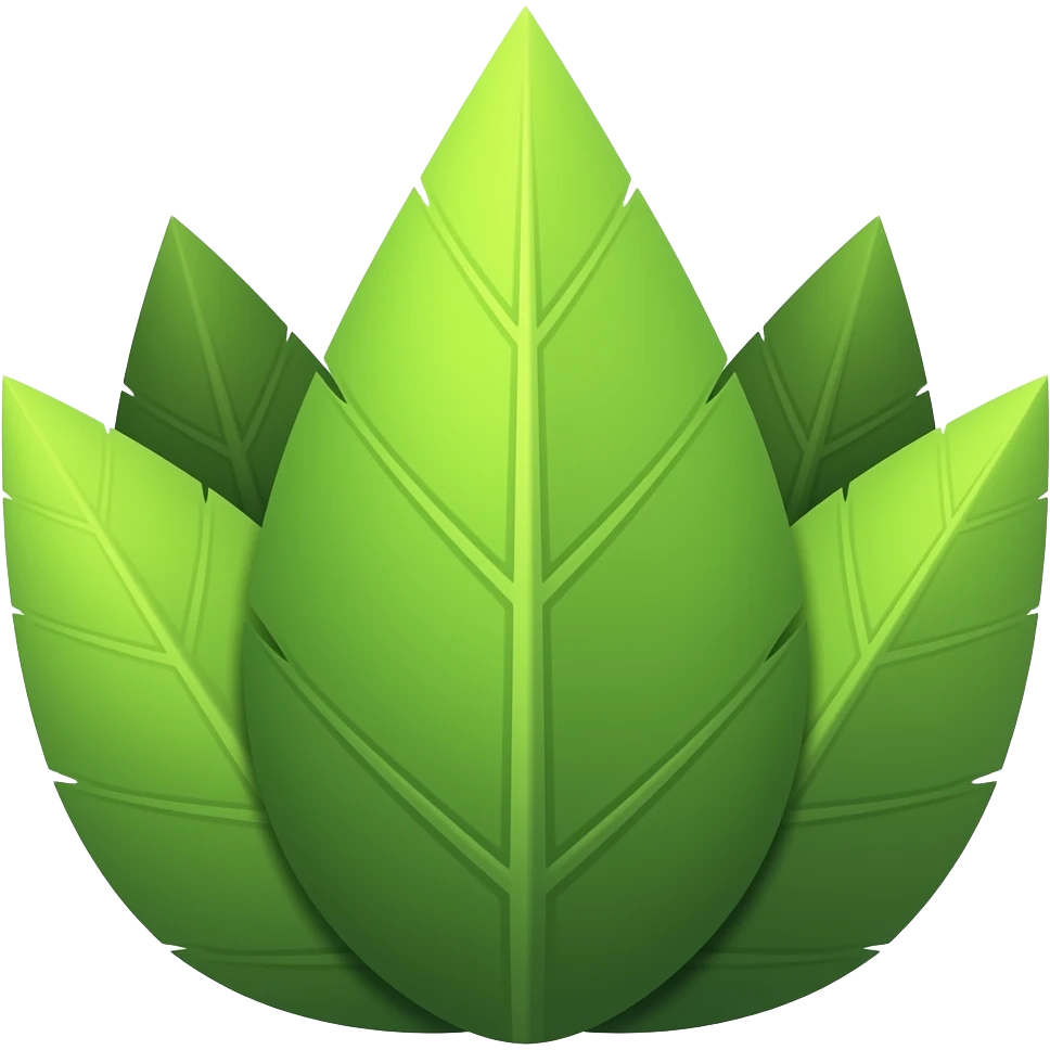 Leaf crown emoji