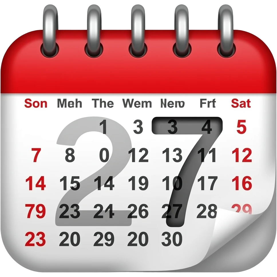 calendar emoji