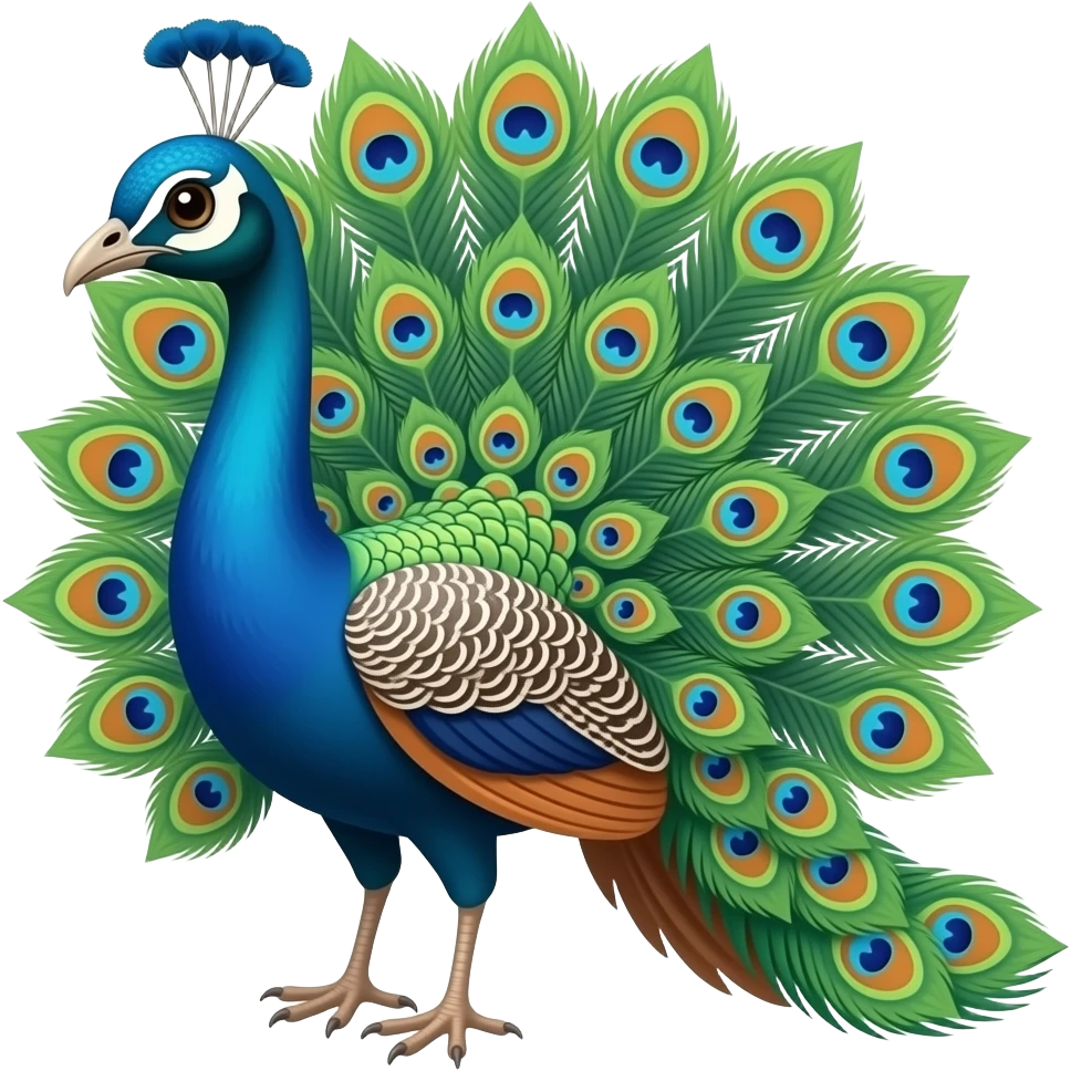 peacock emoji