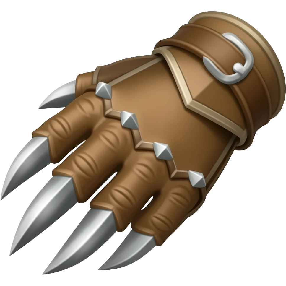 gauntlet with claws emoji