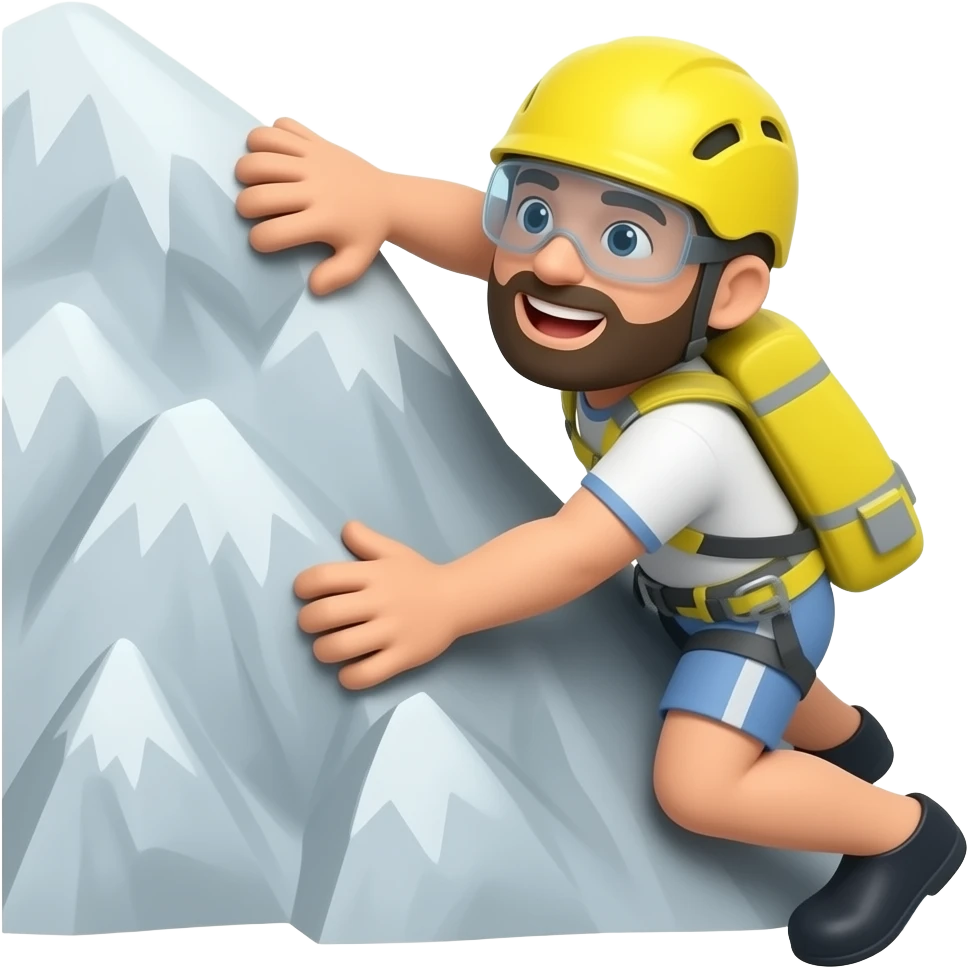 mountain climbing emoji