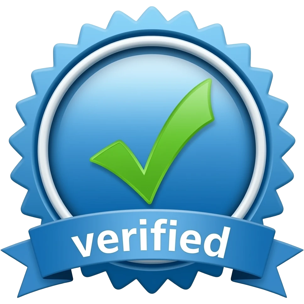 Blue Verified Badge emoji | AI Emoji Generator