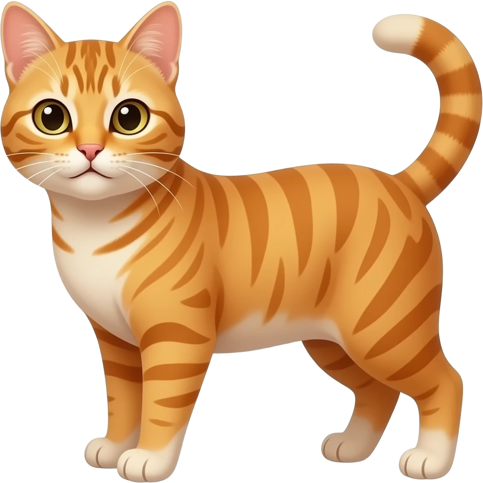 Orange tabby emoji