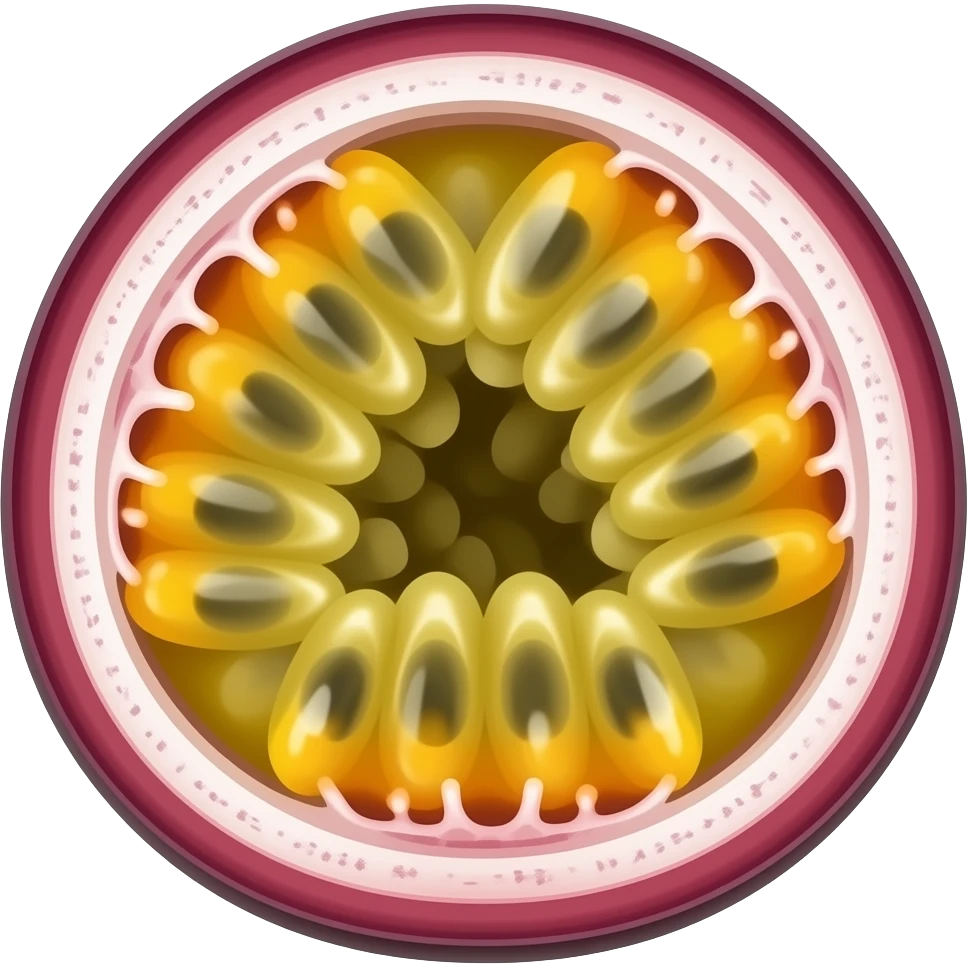 Passion fruit emoji