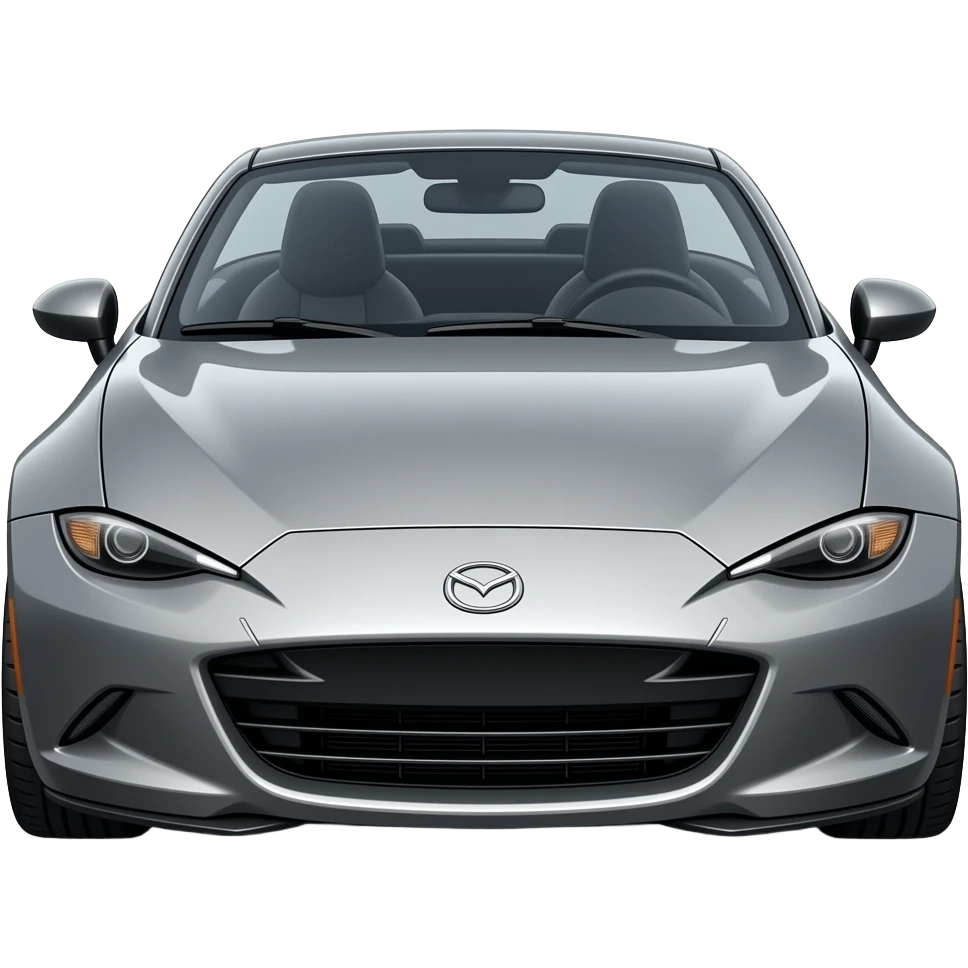 mazda miata, highly detailed hyper realistic emoji