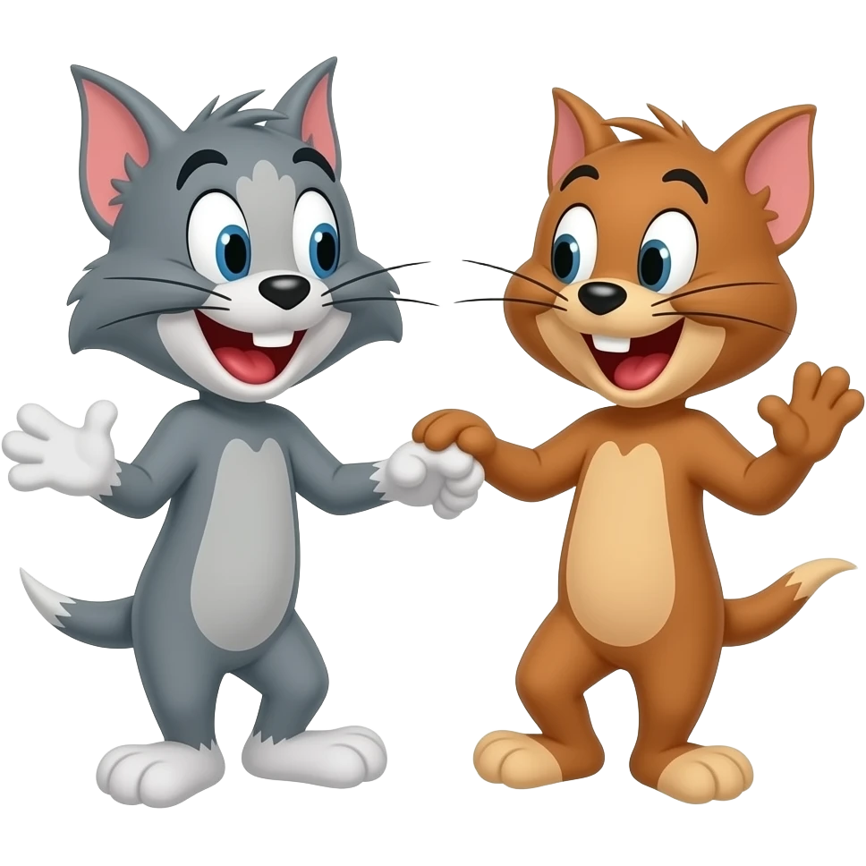 Ren and stimpy happy joy joy dance emoji