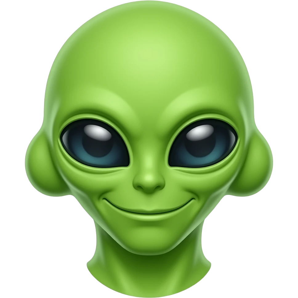 sweet alien emoji | AI Emoji Generator