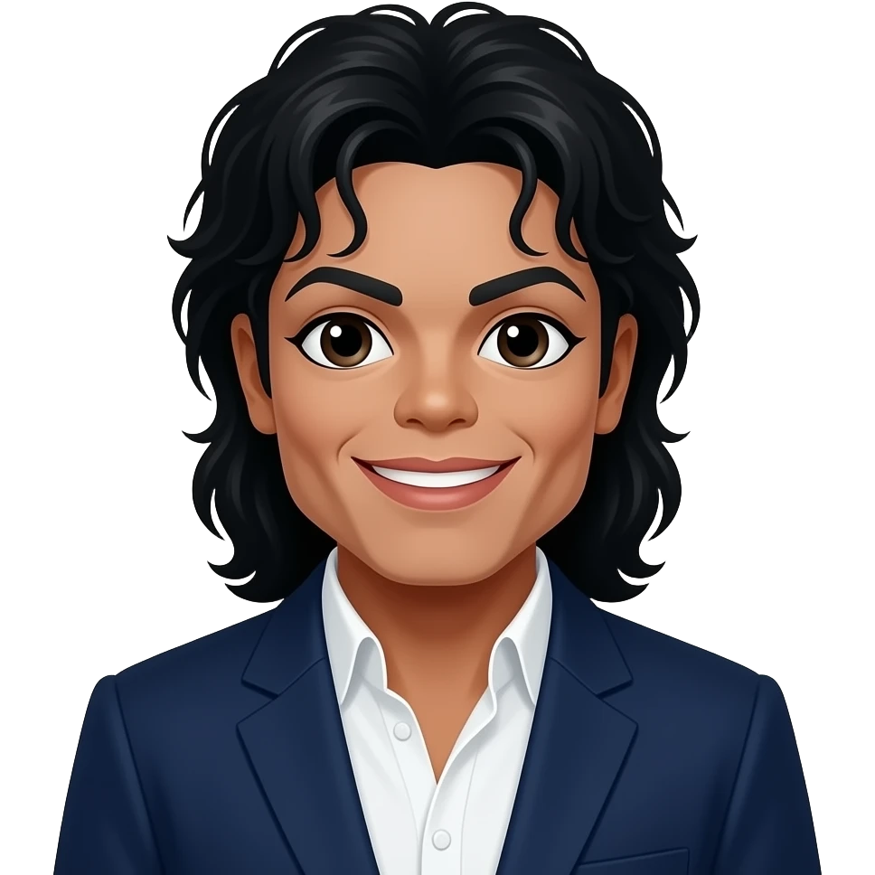 Michael Jackson seen dosen't Looks UnHappy emoji