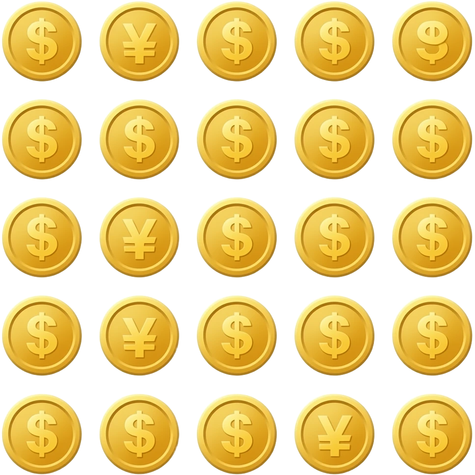 1111 gold emoji