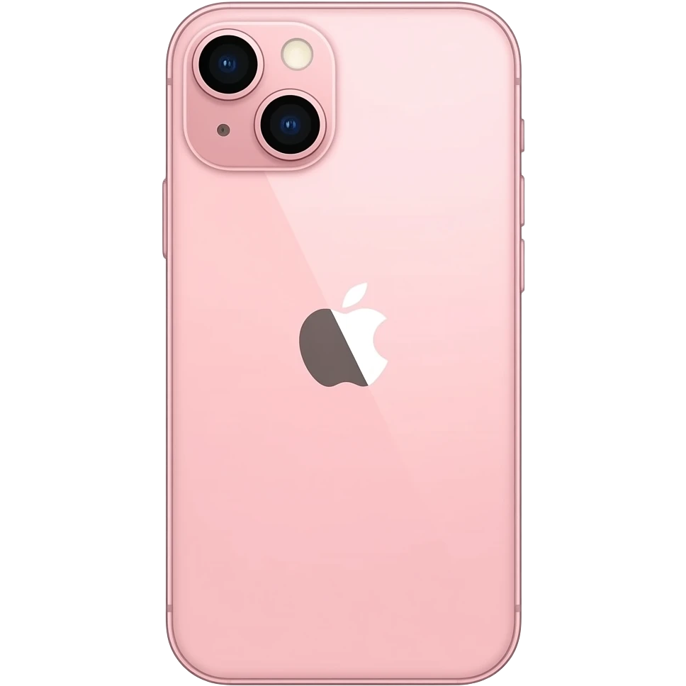 Pale pink iPhone 17 emoji
