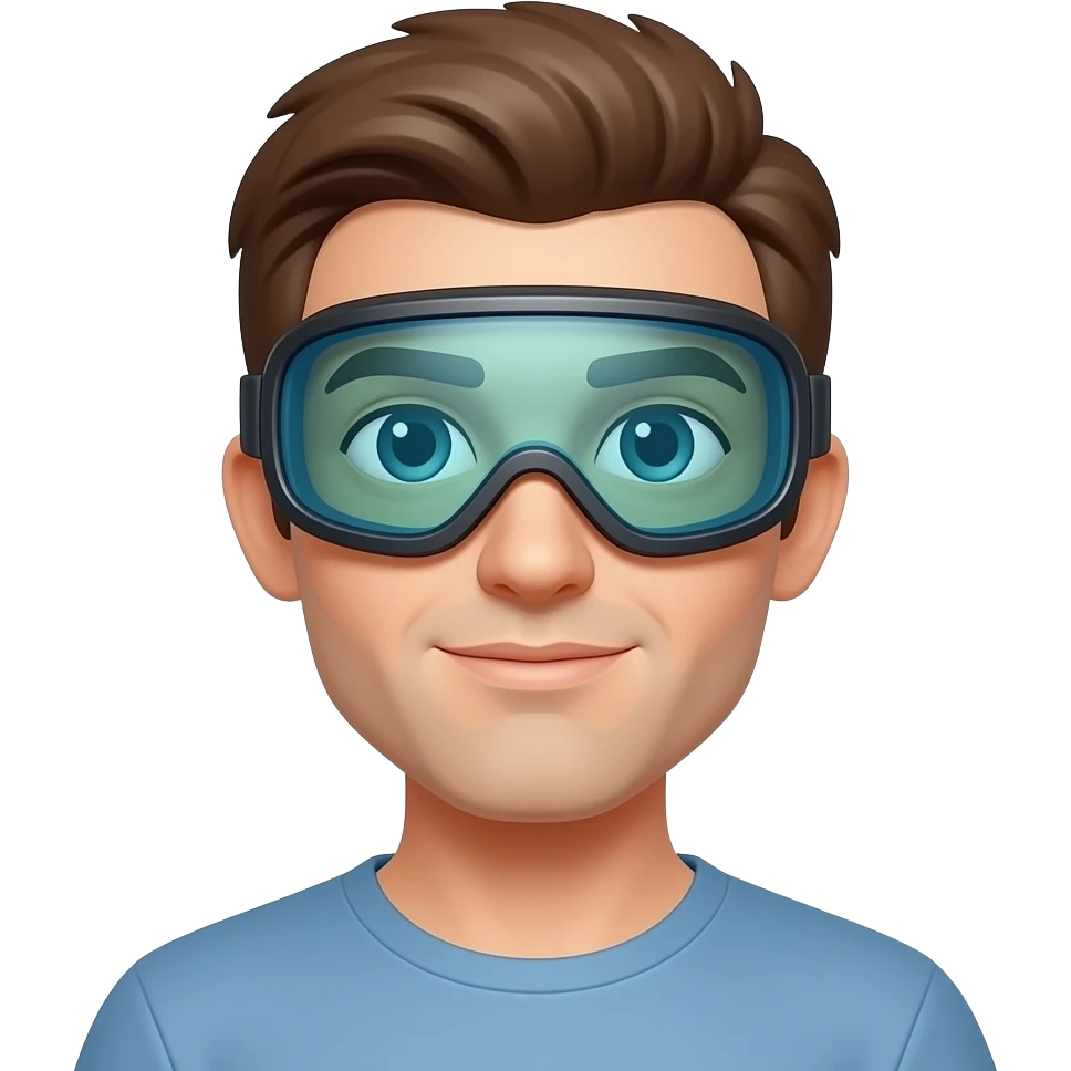 wear gogles emoji
