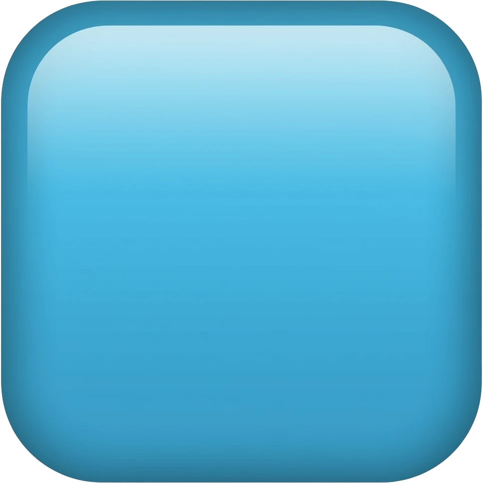 Cyan square emoji