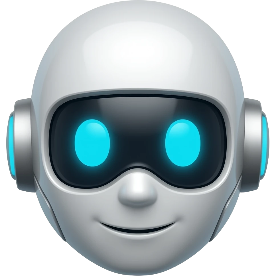 robot head emoji