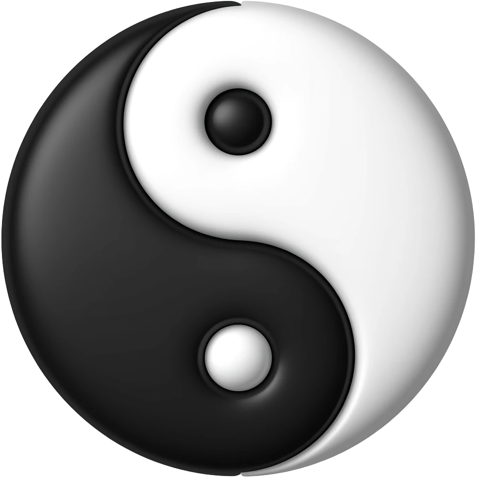 Ying-yang emoji