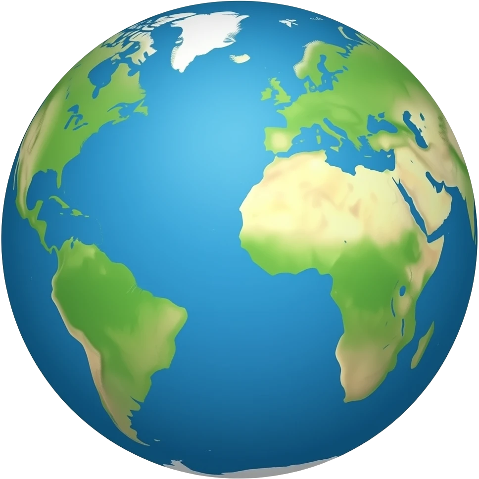 Earth globe emoji