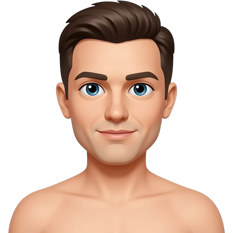 Nacked man emoji