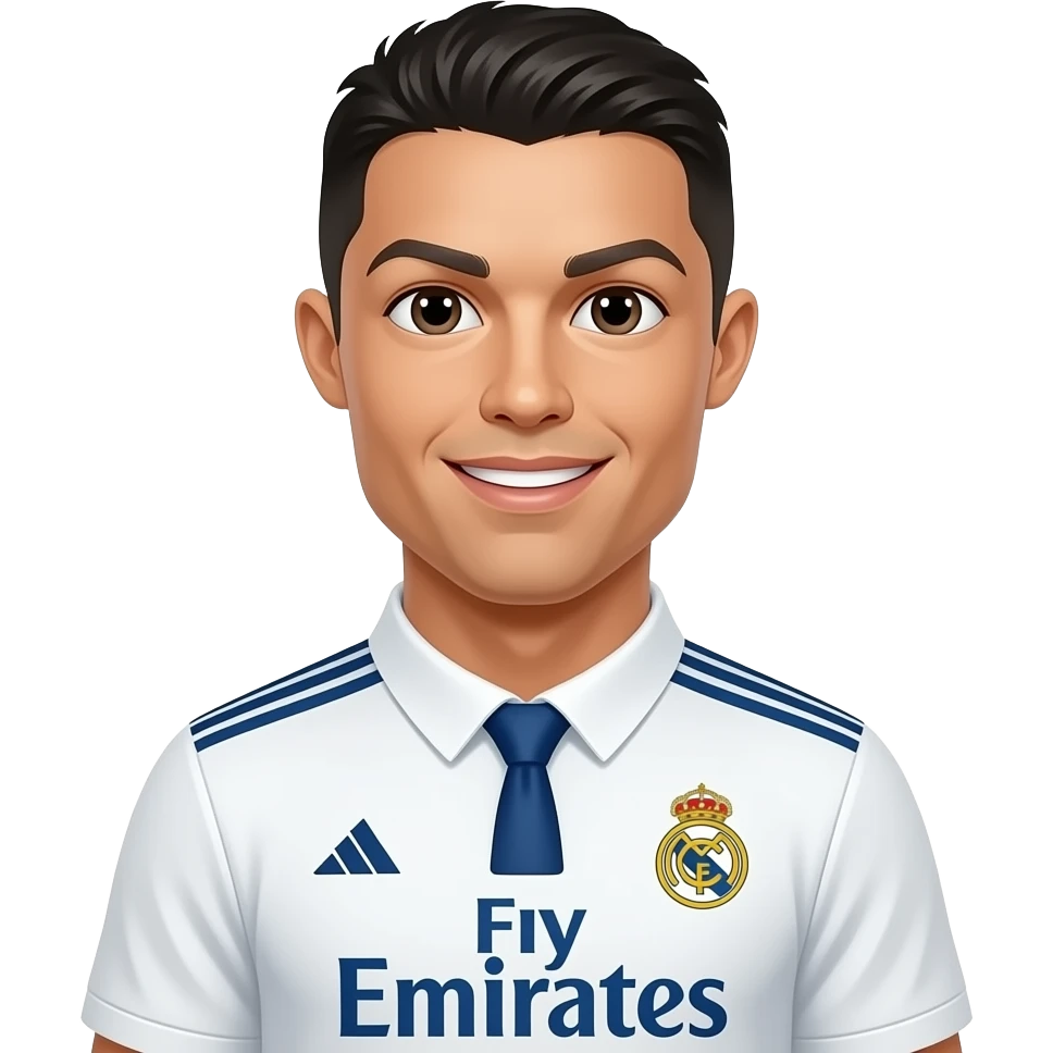 ronaldo real madrid kravatlı emoji