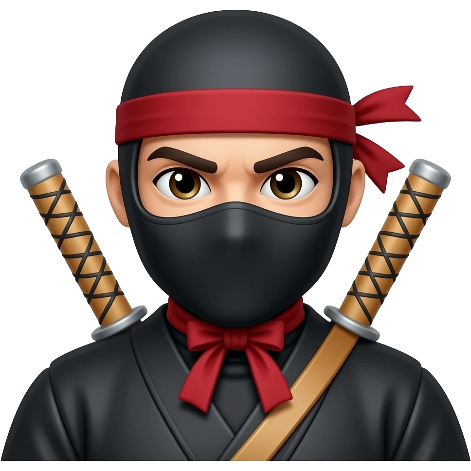 Ninja with Nunchaku emoji