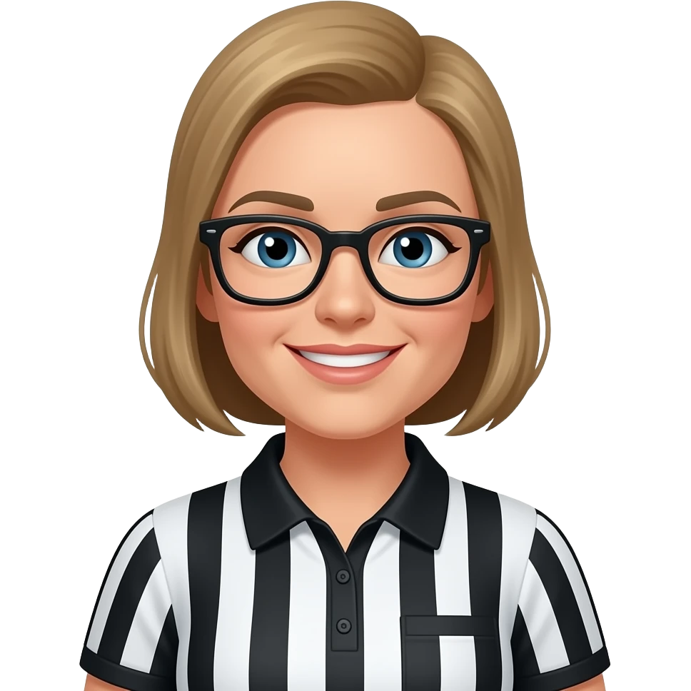 mujer arbitro emoji