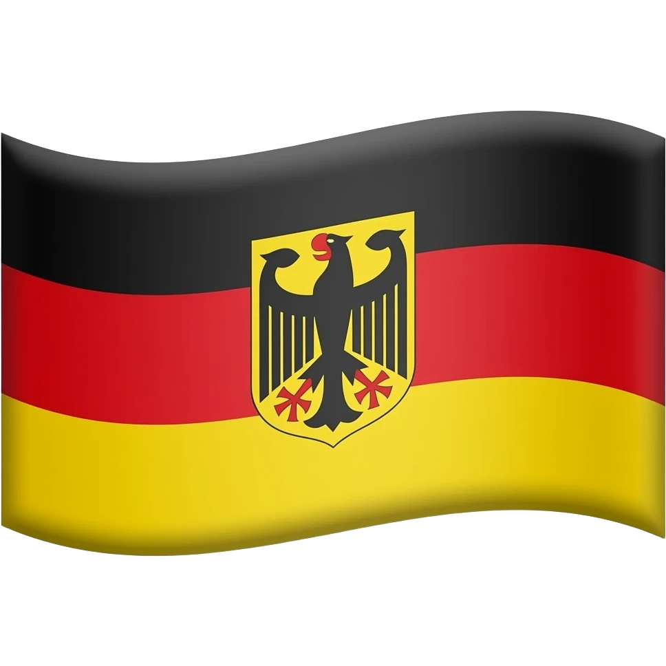 German empire. Flag emoji