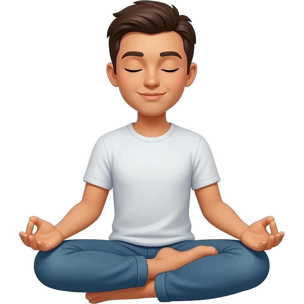Meditate emoji