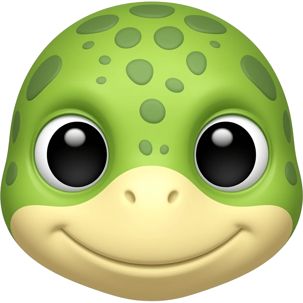 Turtle head emoji