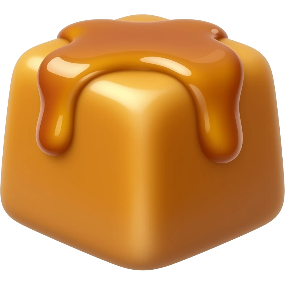 Caramel block emoji