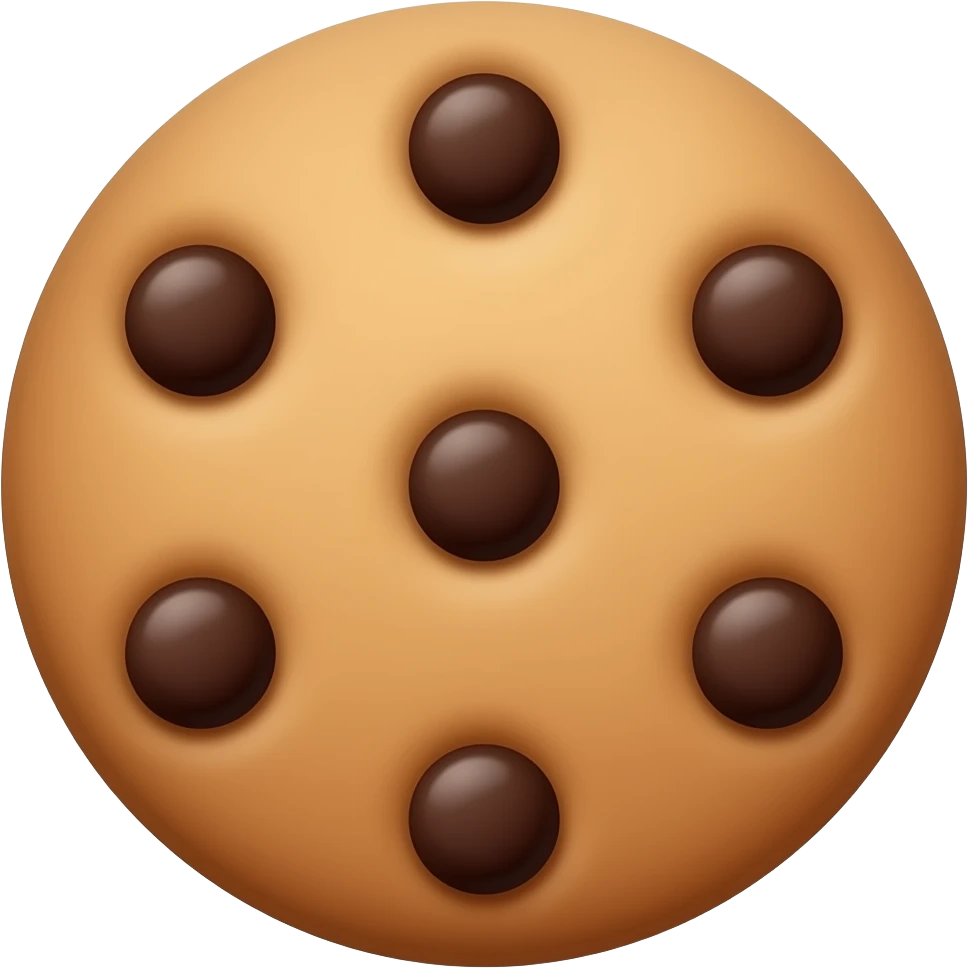 کوکی شکلاتی قهوه ای emoji
