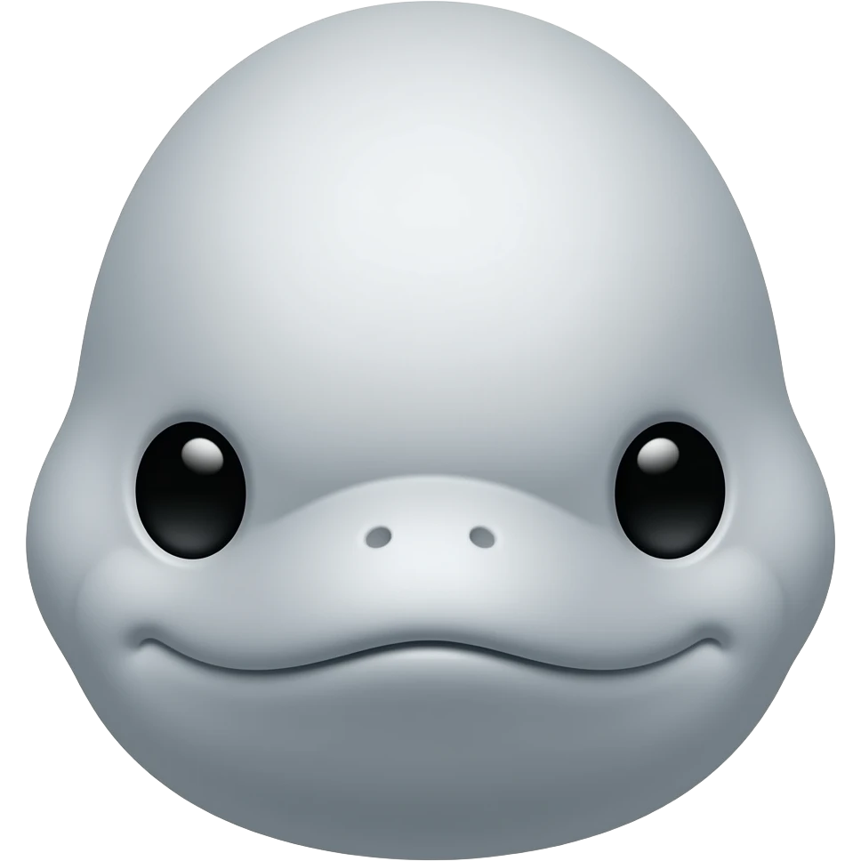 Faça um emoji de beluga crie o melhor que voce pode emoji